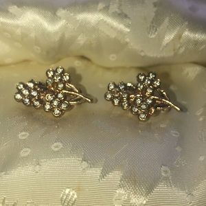 Beautiful Antique clip on earrings